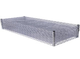 7 Tier Metal Wire Shelving Unit, 2450lbs Heavy Duty Adjustable Storage Rack with Wheels & 34409341