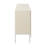 U_Style Elegant Sideboard Featuring Curved Bottom Doors with Arched Groove Design in a Stylish N711P192404K