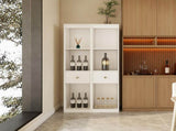 31.5x66.73x15.75inch White Two Side Storage Cabinet With Drawers for Bedroom, Living Room, Bathroom W5290P533268