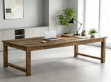 63 Inch Executive Desk with Sturdy Home Office Design 52060425