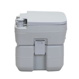 Portable Toilet With 5.3 Gallon Waste Tank and Carry Bag, Porta Potty for RV Boat Camping, Gray W2181P148123