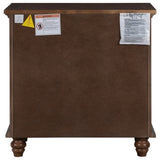 U_STYLE 3-Drawer Storage Wood Cabinet, End Table with Pull out Tray WF319367AAD