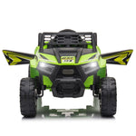 ZUN 12V kids Ride On Mini UTV, Electric Car with Front LED Lights and Horn, Single Seat with a Safety W2181P160394