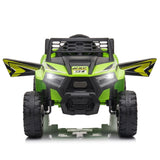 ZUN 12V kids Ride On Mini UTV, Electric Car with Front LED Lights and Horn, Single Seat with a Safety W2181P160394