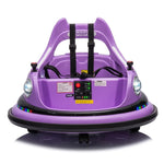 ZUN 12V ride on bumper car for kids,electric car for kids,1.5-5 Years Old,W/Remote Control, LED Lights, W1396132723