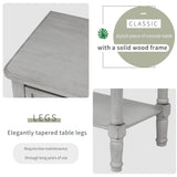 Narrow Console Table, Slim Sofa Table with Three Storage Drawers and Bottom Shelf for Living Room, 66646319