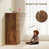 Wood Storage Chest of Drawers 79862023