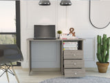 Bianco Writing Computer Desk, Three Drawers, One Shelf B200P188822