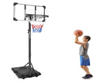 Portable Basketball Goal System with Stable Base and Wheels, use for Indoor Outdoor teenagers youth 89372176