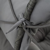 2 Persons Egg Chair with Stand Indoor Outdoor Swing Chair Patio Wicker Hanging Egg Chair Hanging W1703P163952