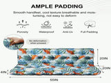 Outdoor Swing Cushions 55 Inch, Waterproof 4" Thick Porch Swing Cushion Replacement with Backrest 66943920