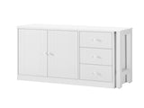89.7''Wooden Sideboard with Extendable Table,Multifunctional Storage Cabinet with 2 Doors N711P334768K