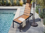 Outdoor Chaise Lounges Pool Lounge Chairs Outdoor Daybed Recliner with Adjustable Backrest for N719P383161B