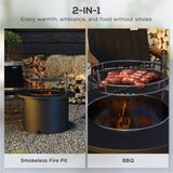 ZUN Outdoor Fire Pit 07128221