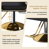 Hydraulic Salon - 360&deg Swivel Barber Stylist with Pump, Non-Tilting Hairdressing 12084379