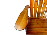 Outdoor or indoor Wood Adirondack chair, foldable, OAK W495P286083
