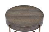 Light Brown and Champagne 1-Drawer Coffee Table B062P209129