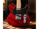 Maple Fingerboard GTL Electric Guitar SS Pickup Transparent Red 27458444