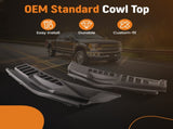 Windshield Wiper Cowl Panel Grille Set for Ford F-250 F-350 Super Duty 2017-2022 45044701