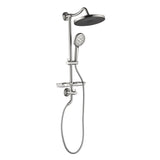 ShowerSpas Shower System, with 10" Rain Showerhead, 4-Function Hand Shower, Adjustable Slide Bar and W2287P182582