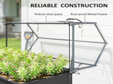 Garden Bed with Mini Greenhouse 19681064