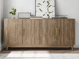 Sideboard Buffet Cabinet With Storage ,Carved 4 Door Sideboard,Multifunctional Accent Cabinet With W1706P312328