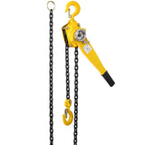 Lever Chain Hoist 1 1/2 Ton 3300LBS Capacity 10 FT Chain Come Along with Heavy Duty Hooks Ratchet W46557620