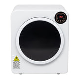 ZUN Electric Compact Laundry Clothes Dryer, 13.2Ibs 6kg Tumble Dryer with Stainless Steel Tub, Easy 04901522