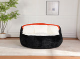 Oversized Bean Bag Chairs,Multicolor Faux Fur Couch Filled with Shredded Sponge,Large Lounger Sofa 34969345