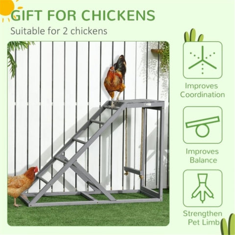 ZUN Chicken Activity Play/ Chicken Coop Toy 57162674