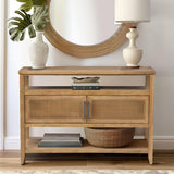 2 Door Storage Console Table B035P256575