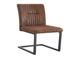 4 Ergonomic Brown Technology Fabric Dining Chairs, Perfectly Blending Comfort And Simplicity. A Box W1512P414471