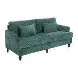 ZUN COOLMORE Mid Century Modern chenille Fabric Loveseat sofa, 2-Seat Upholstered Loveseat Sofa Modern W395P151896