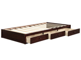 Orisfur. Twin Size Platform Storage Bed with 3 Drawers WF193634AAD