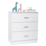 Modern Simple 3-Drawer Dresser Chest of Drawers for Family Room Bedroom Living Room Universal 91161483