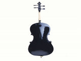 4/4 Wood Cello Bag Bow Rosin Bridge Black 68256691
