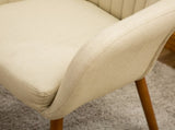 Tuchico Contemporary Fabric Accent Chair, Tan T2574P164259