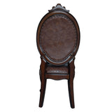 Brown and Cherry Oval Back Side Chairs B062P185714