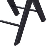 White and Black Side Table with USB Ports B062P181408