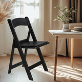 Folding Chair, Resin Chair with Padded Seat, Comfortable Event Chair Indoor Outdoor for Home Event 32222708