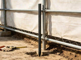 16-Pack 16" Rebar Stakes, Heavy-Duty Ground Anchors for Fencing, Gardening & Camping Tents 00114121