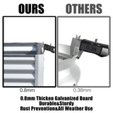 6x3x2ft Galvanized Raised Garden Bed, Outdoor Planter Garden Boxes Large Metal Planter Box for W1859P197915