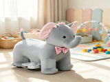 6V Electric Ride-On Horse for Kids Music, Forward Drive, Soft Plush Body & Foot Pedal Toy for 94162152
