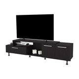 FM FURNITURE Liberty Entertainment Center with Drop-Down Door. Adjustable Legs. Open Storage. and B128P283288