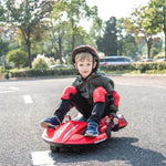 ZUN 24V Kids Ride On Electric scooter w/ helmet knee pads,24v ride on toy for kids,Spray function,2WD W1396P149678