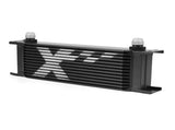 13 Row Universal Oil Cooler Kit 10 AN Transmission w/Thermostatic Adapter Black 71129288