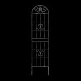 2 Pack Metal Garden Trellis 86.7" x 19.7" Rustproof Trellis for Climbing Plants Outdoor Flower W1586P268038