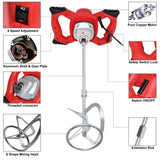110V 2100W Portable Electric Concrete Cement Mortar Grout Paint Plaster Mixer, Handheld Adjustable 6 29944163
