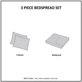 3 Piece Reversible Bedspread Set B035P148230