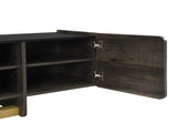 VIBE HAUS 66.7'' Light Luxury TV Stand for TVs up to 70 Inches, Modern TV Cabinet with Metal Legs, 1 N724P321446B